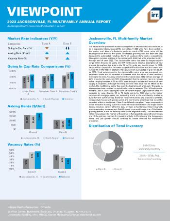 2023 Annual Viewpoint Jacksonville, FL Multifamily Report