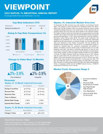 2023 Annual Viewpoint Naples, FL Industrial Report