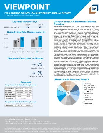 2023 Annual Viewpoint Orange County, CA Multifamily Report