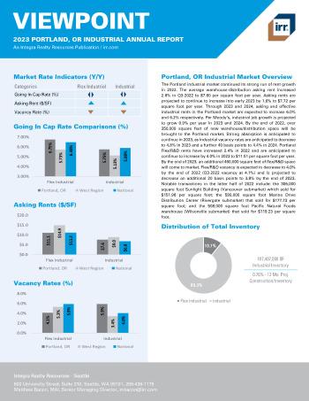 2023 Annual Viewpoint Portland, OR Industrial Report