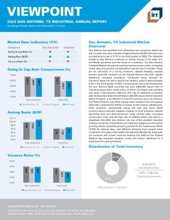 2023 Annual Viewpoint San Antonio, TX Industrial Report
