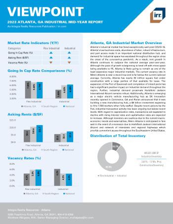 2023 Mid-Year Viewpoint Atlanta, GA Industrial Report
