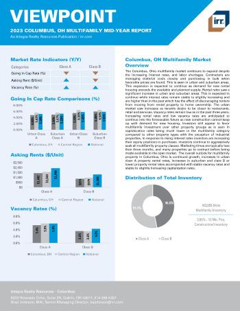 2023 Mid-Year Viewpoint Columbus, OH Multifamily Report