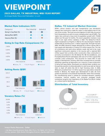 2023 Mid-Year Viewpoint Dallas, TX Industrial Report