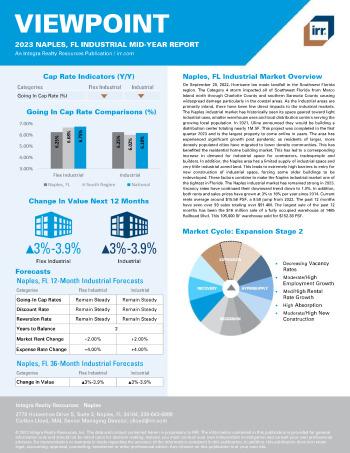2023 Mid-Year Viewpoint Naples, FL Industrial Report