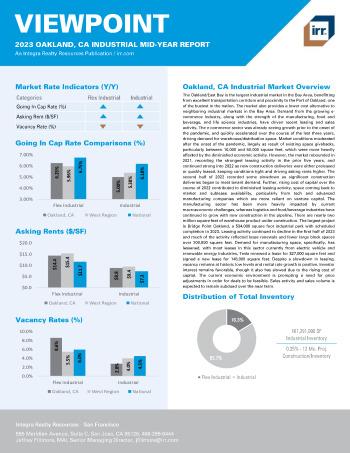 2023 Mid-Year Viewpoint Oakland, CA Industrial Report