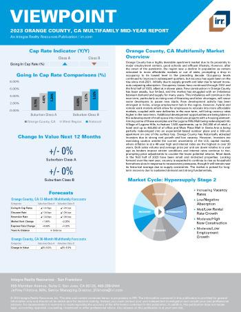 2023 Mid-Year Viewpoint Orange County, CA Multifamily Report