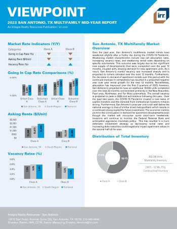 2023 Mid-Year Viewpoint San Antonio, TX Multifamily Report