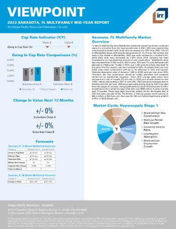 2023 Mid-Year Viewpoint Sarasota, FL Multifamily Report