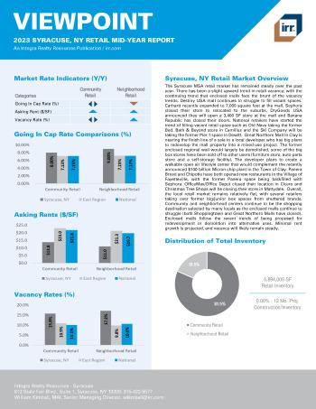 2023 Mid-Year Viewpoint Syracuse, NY Retail Report