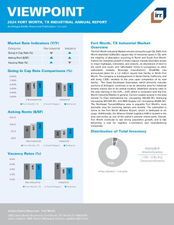 2024 Annual Viewpoint Fort Worth, TX Industrial Report