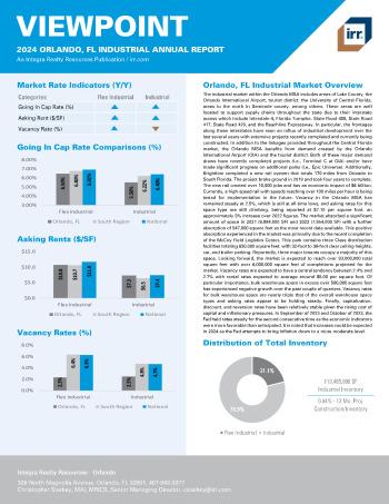 2024 Annual Viewpoint Orlando, FL Industrial Report