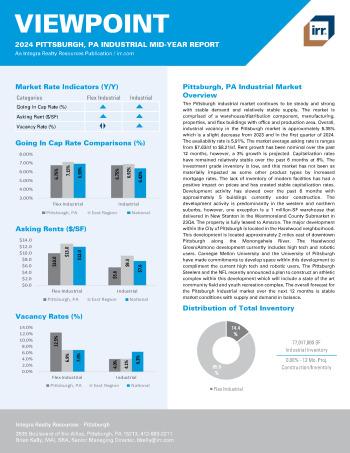 2024 Mid-Year Viewpoint Pittsburgh, PA Industrial Report