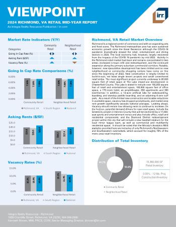 2024 Mid-Year Viewpoint Richmond, VA Retail Report