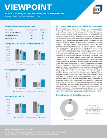 2024 Mid-Year Viewpoint St Louis, MO Industrial Report