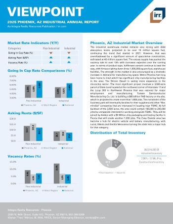 2025 Annual Viewpoint Phoenix, AZ Industrial Report