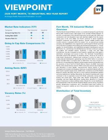 2025 Mid-Year Viewpoint Fort Worth, TX Industrial Report