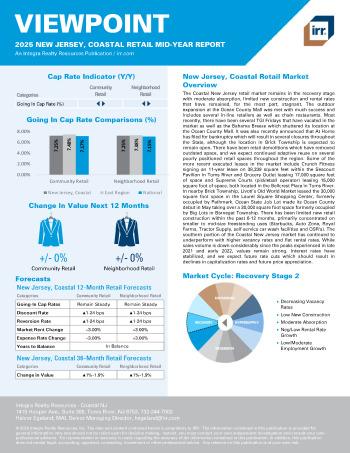 2025 Mid-Year Viewpoint New Jersey, Coastal Retail Report