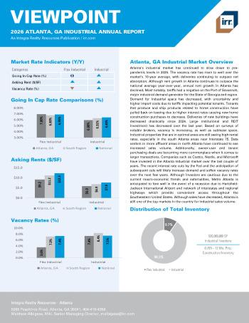 2026 Annual Viewpoint Atlanta, GA Industrial Report