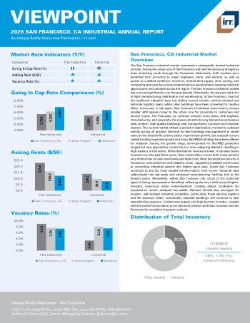 2026 Annual Viewpoint San Francisco, CA Industrial Report