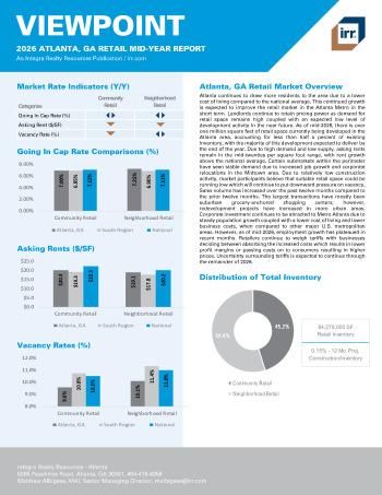 2026 Mid-Year Viewpoint Atlanta, GA Retail Report