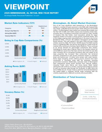 2026 Mid-Year Viewpoint Birmingham, AL Retail Report