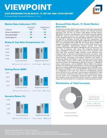 2026 Mid-Year Viewpoint Broward-Palm Beach, FL Retail Report