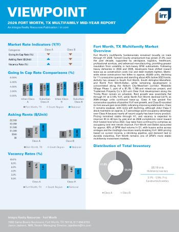 2026 Mid-Year Viewpoint Fort Worth, TX Multifamily Report