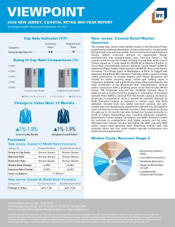2026 Mid-Year Viewpoint New Jersey, Coastal Retail Report
