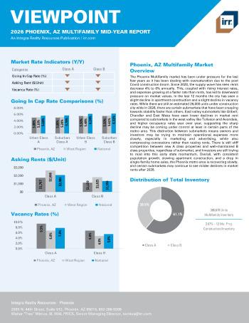 2026 Mid-Year Viewpoint Phoenix, AZ Multifamily Report