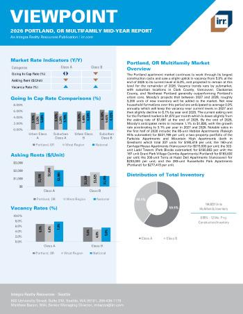 2026 Mid-Year Viewpoint Portland, OR Multifamily Report