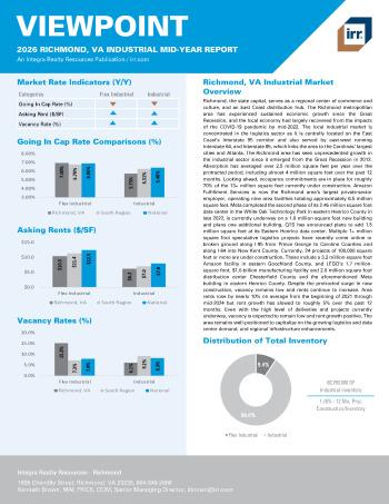 2026 Mid-Year Viewpoint Richmond, VA Industrial Report