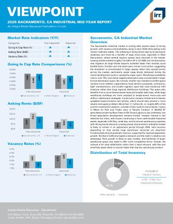 2026 Mid-Year Viewpoint Sacramento, CA Industrial Report